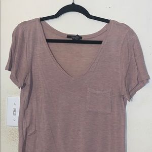 Forever 21 Pink Tee with pocket